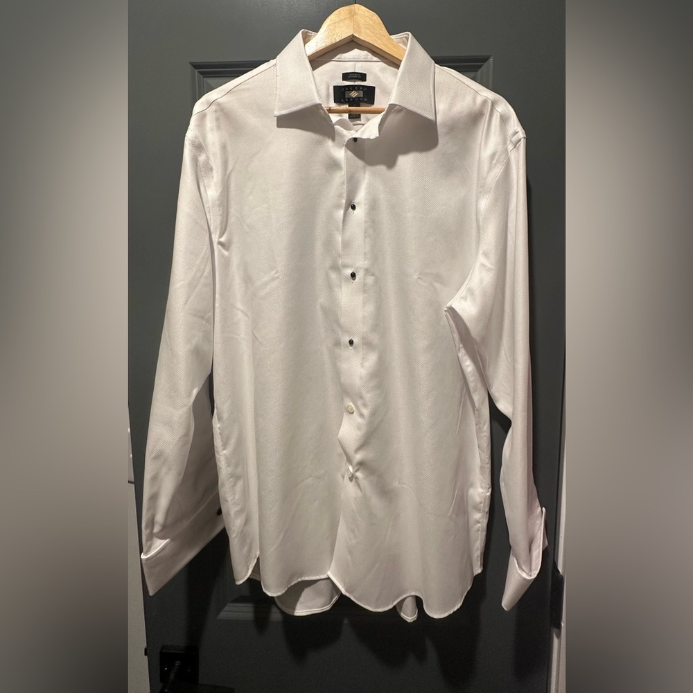 Men’s JOSEPH ABBOUD TUXEDO DRESS SHIRT 17 34/35